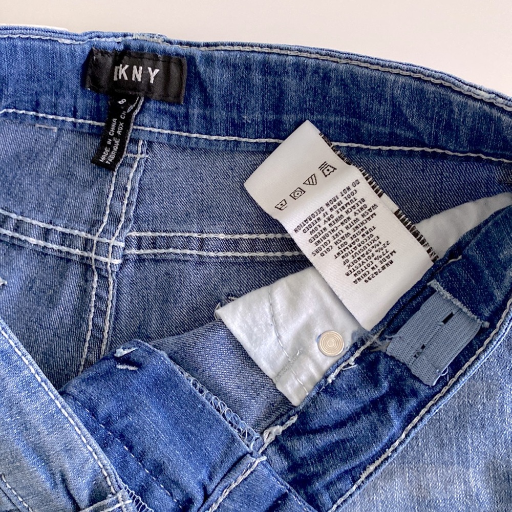 DKNY Girls Blue Shorts - Picture 4 of 5